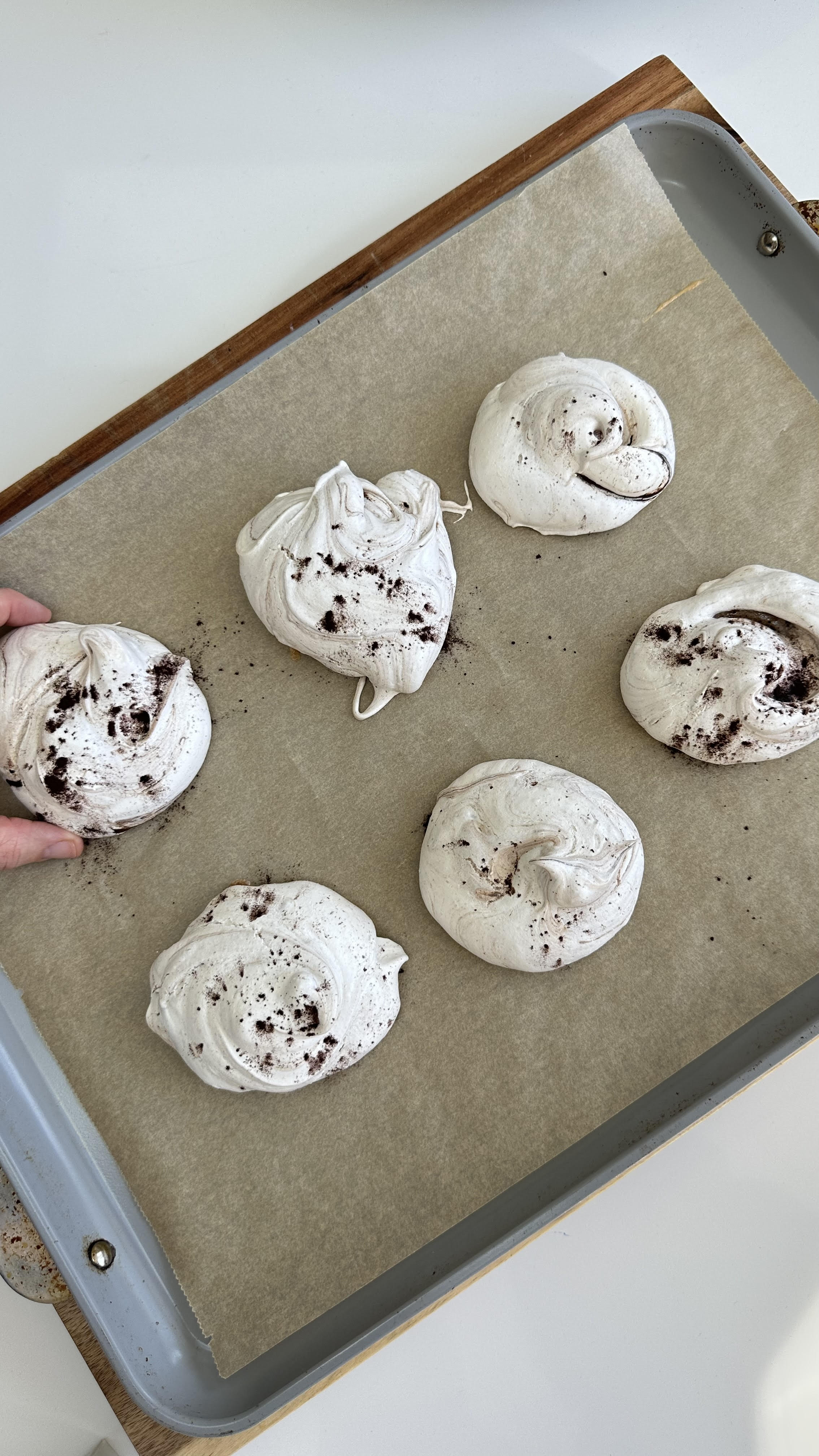 Chocolate Espresso Meringues