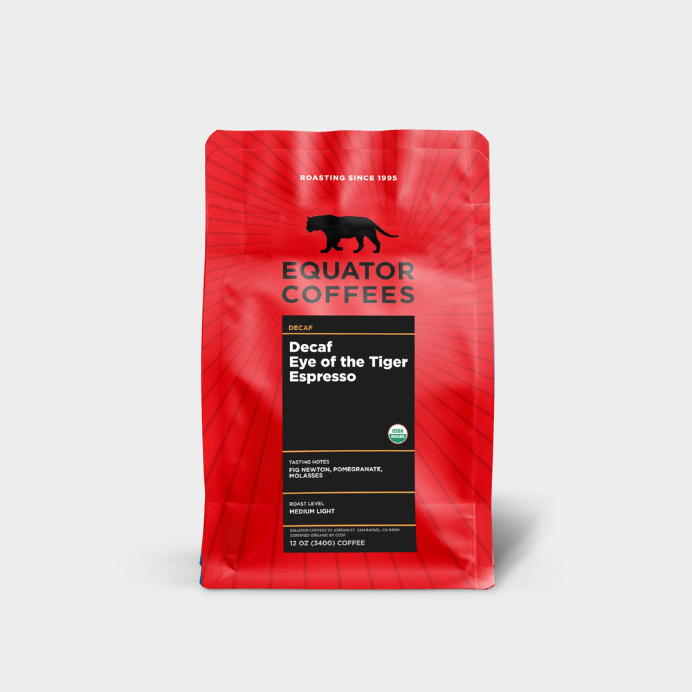 Terra Kaffe | Equator Coffee Decaf Eye of the Tiger Espresso