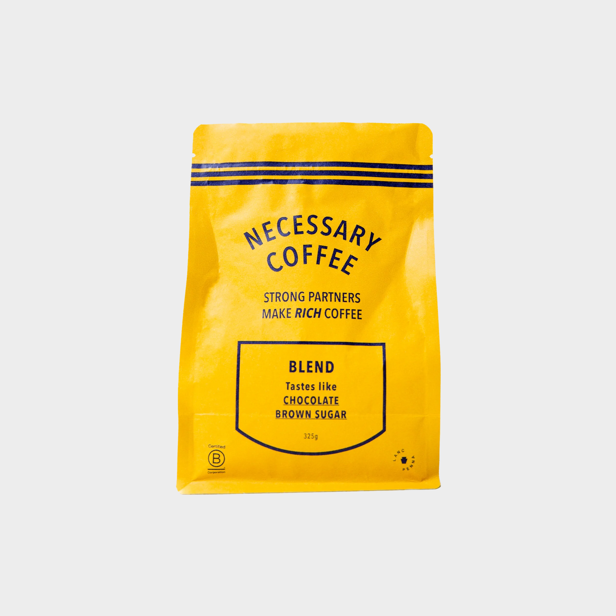 Terra Kaffe | Yellow bag of Necessary coffee