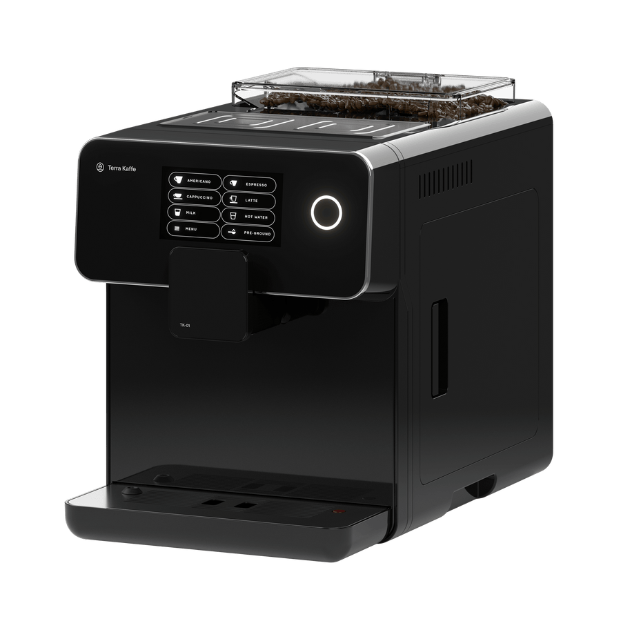 Terra Kaffe | Black TK-01 Super Automatic Espresso Machine