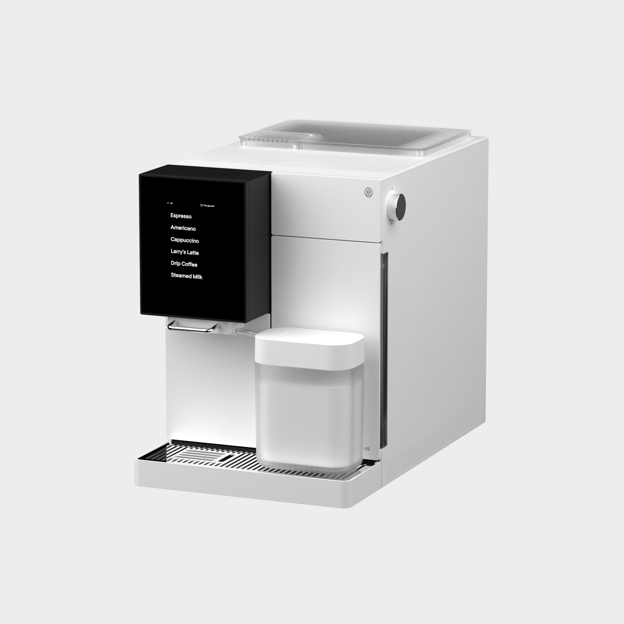 Terra Kaffe | White TK-02 Connected Super Automatic Espresso Machine