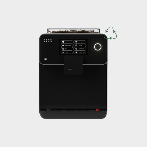  Terra Kaffe | TK-01 Super Automatic Espresso machine in black