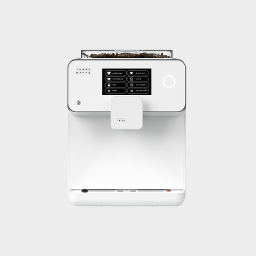  Terra Kaffe | TK-01 Super Automatic Espresso machine in white