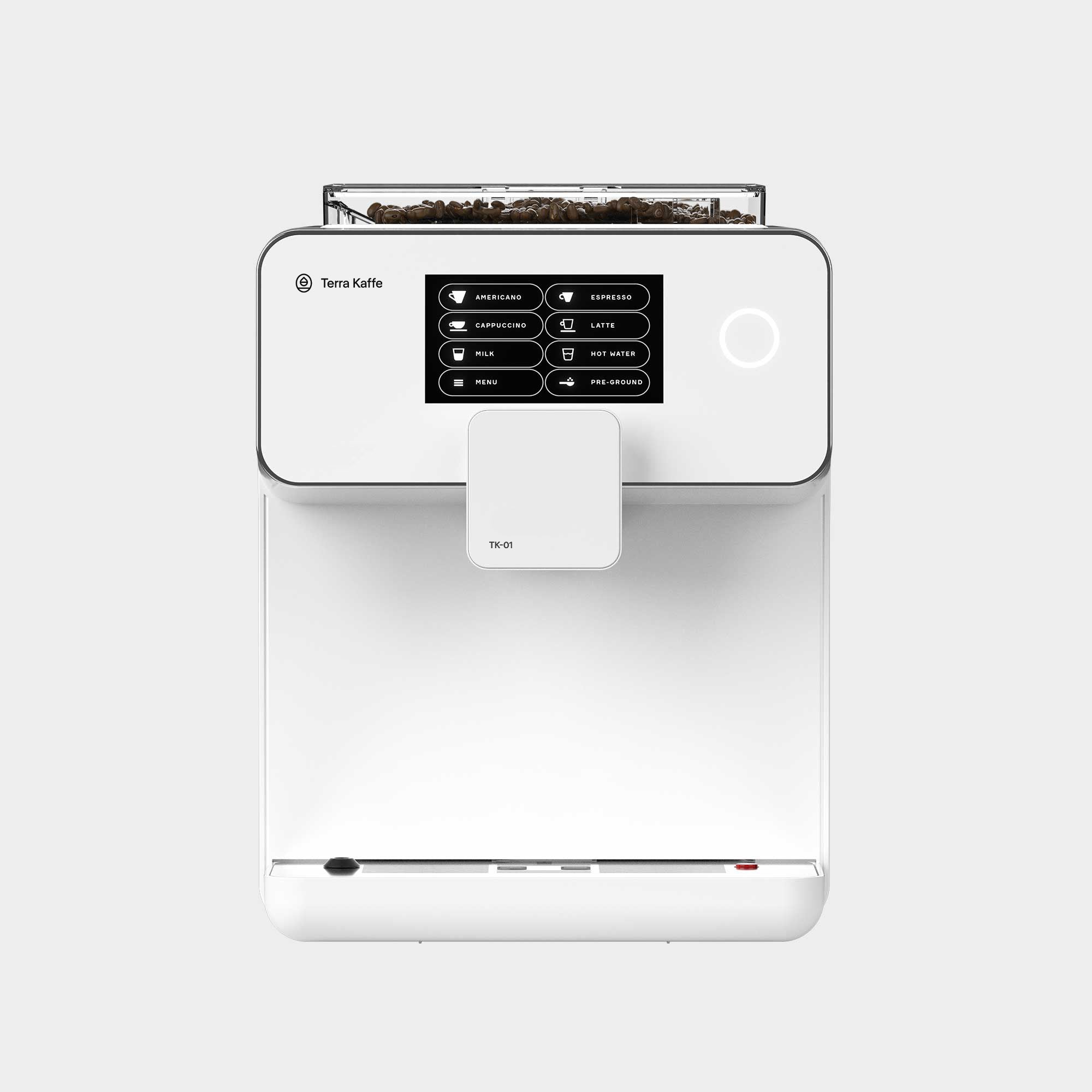 Terra Kaffe | White TK-01 Super Automatic Espresso Machine